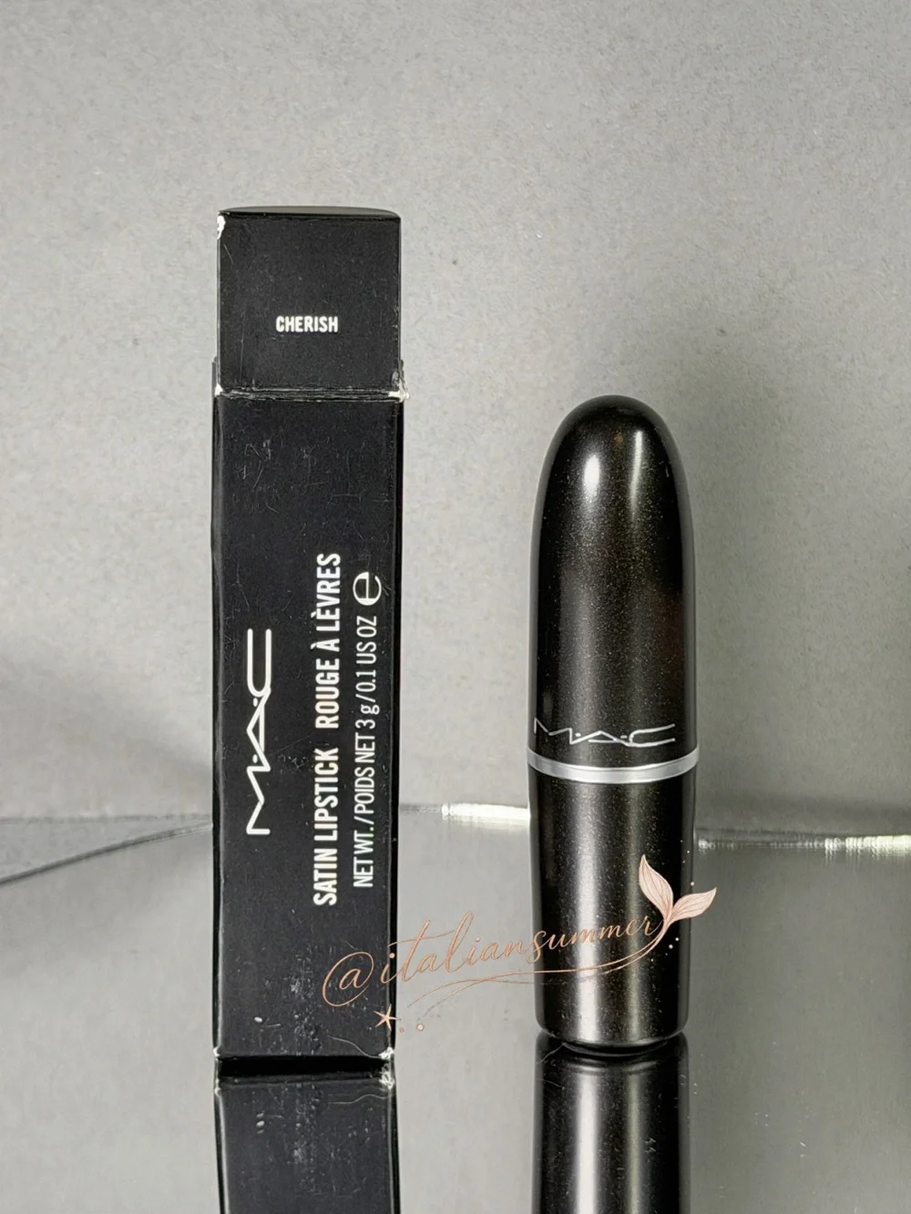 MAC Satin Lipstick CHERISH Discontinued Original Formula Full Size New In Box